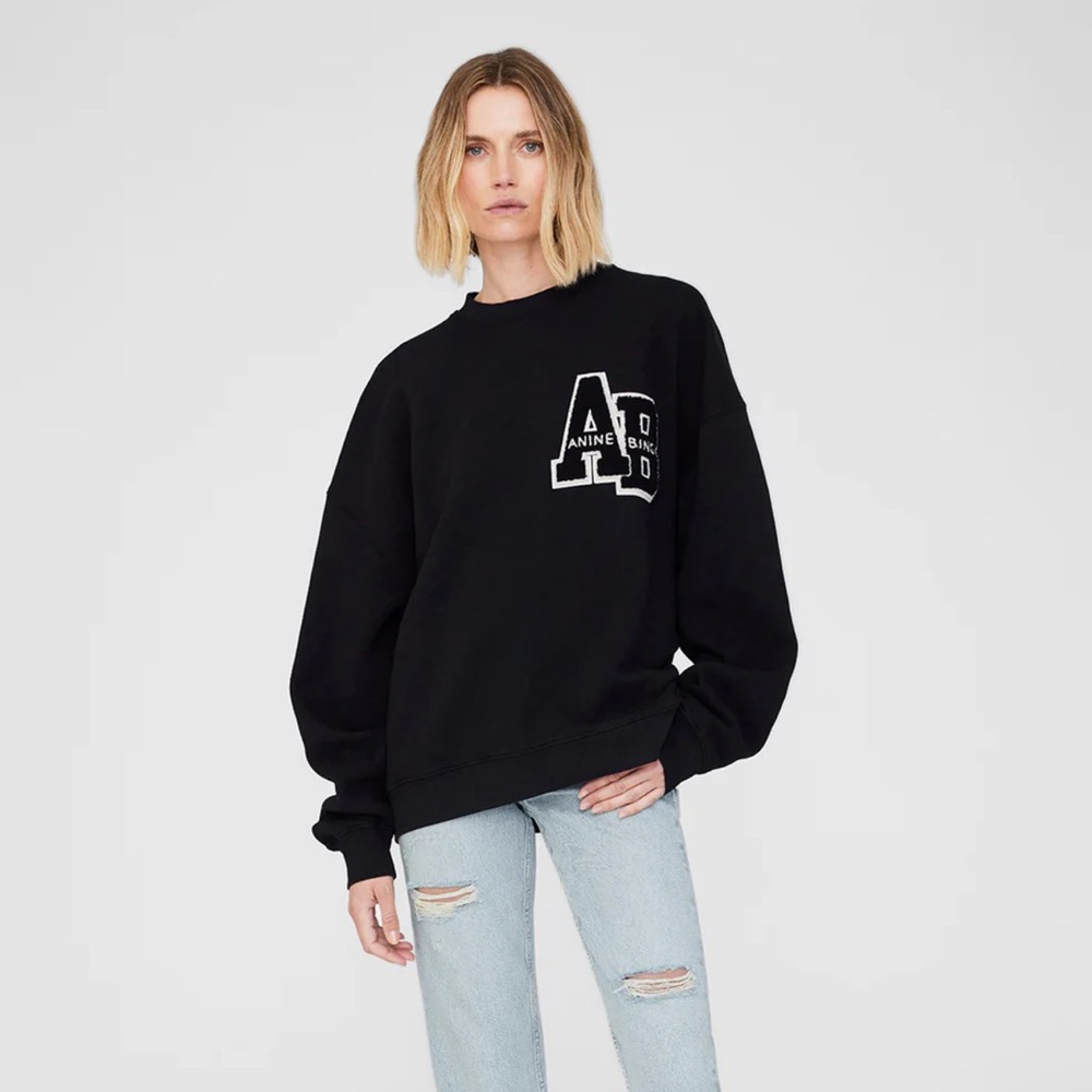 MILES OVERSIZED SWEATSHIRT LETTERMAN